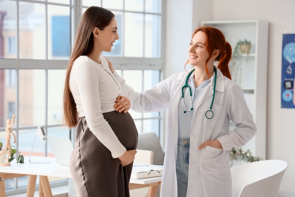 Prenatal counseling with a pediatric primary care doctor.