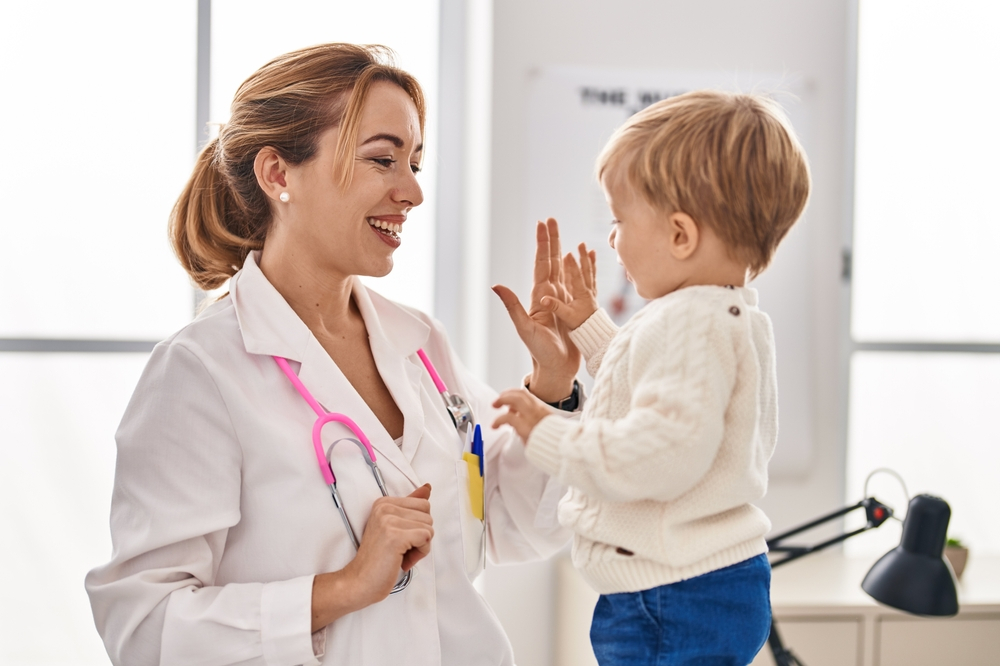 Pediatric well visit in Cumming.